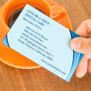 Rendez-vous Modèle de carte de visite pour cabinet dentaire
