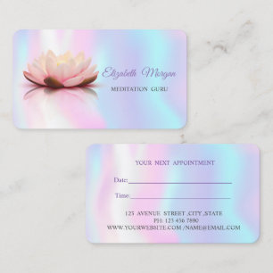 Rendez-vous moderne Lotus Holographique iridescent
