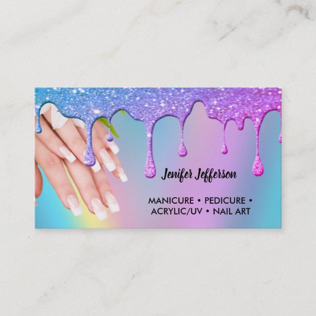 Rendez-vous Nail Salon Carte de visite (Devant)
