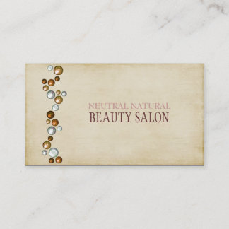 Rendez-vous Neutral Natural Body Beauté Salon Carte de visite