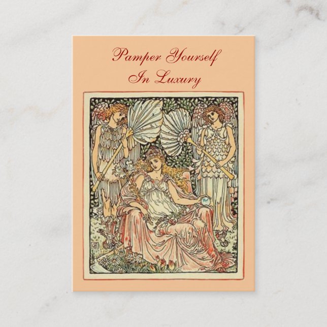 Rendez-vous Pamper Yourself Carte de visite de luxe (Devant)
