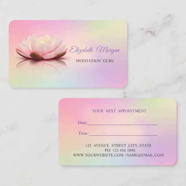 Rendez-vous professionnel de ombré holographique L (Devant / Derrière)