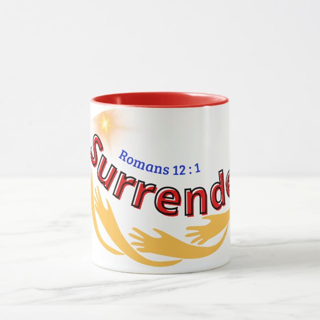 Rendez-vous (Romains 12:1) Mug & Cup (Centre)