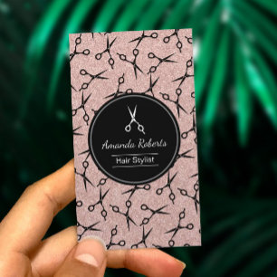 Rendez-vous rose d'or de ciseaux modernes de salon
