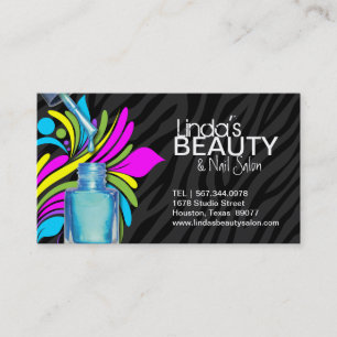 RENDEZ-VOUS TRENDY NAIL SALON CARTE DE VISITE