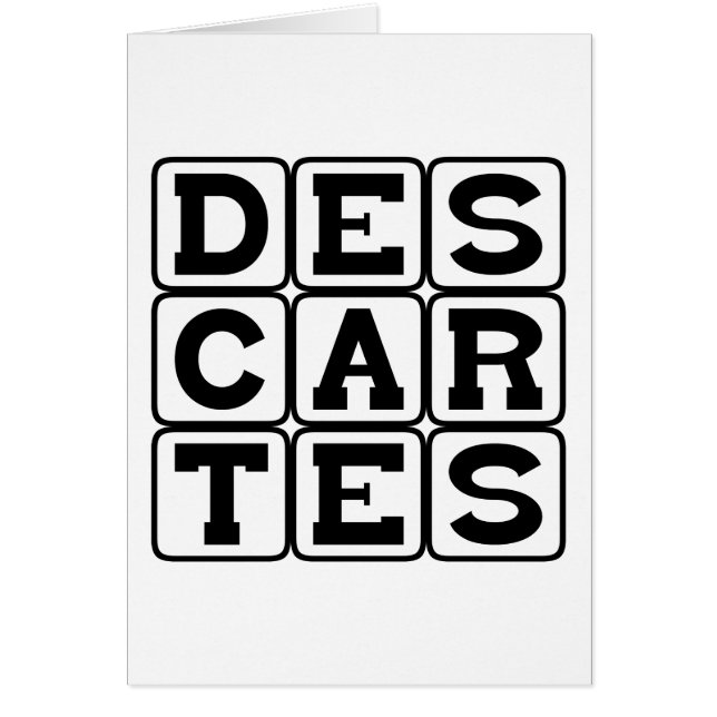 René Descartes, philosophe (Devant)
