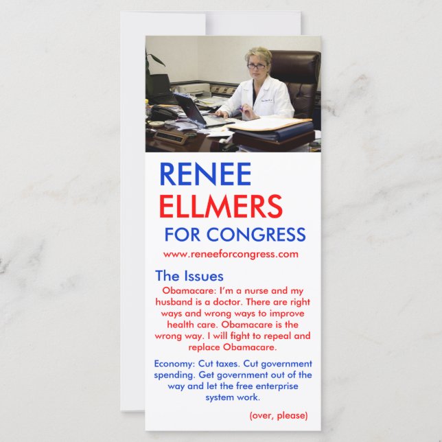 Renee Ellmers Pour La Main Ouverte Du Congrès (Devant)