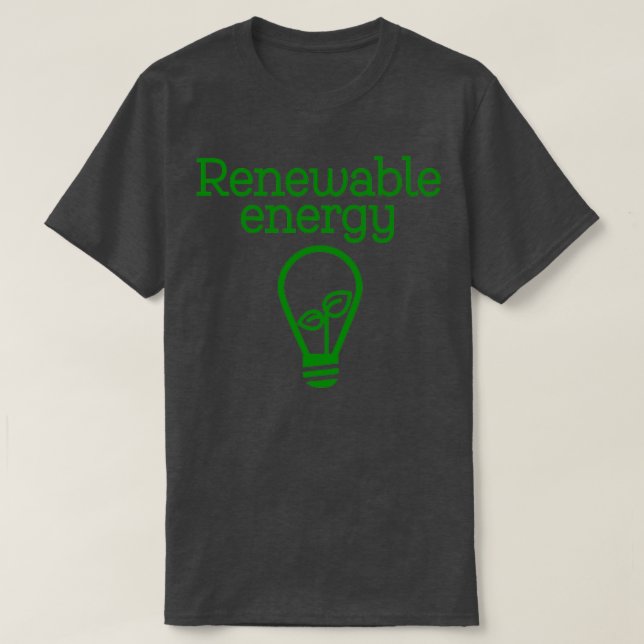 Renewable energy T Shirt Classic TShirt (Design devant)