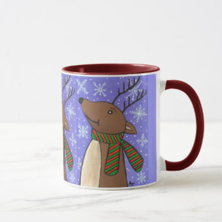 Renne de Noël - tasse de vacances