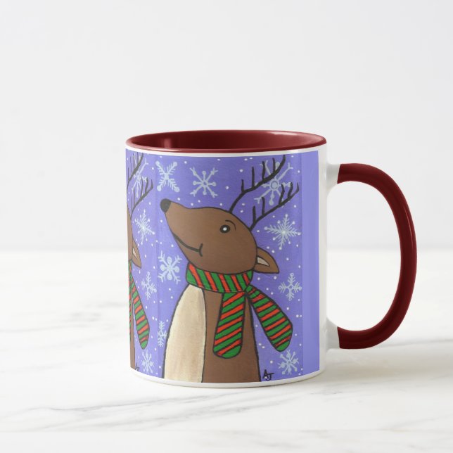 Renne de Noël - tasse de vacances (Droite)