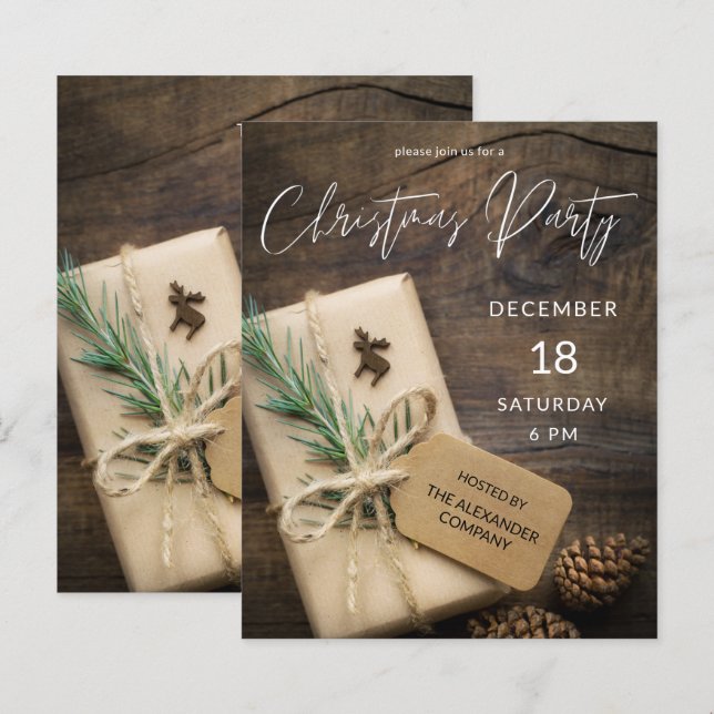 Rennes budgétaires et fête de Noël actuelle (Devant / Derrière)