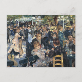 Renoir : Carte postale du Bal du Moulin de la Gale