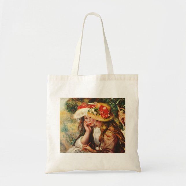 Renoir deux filles lisant dans le sac fourre-tout (Devant)