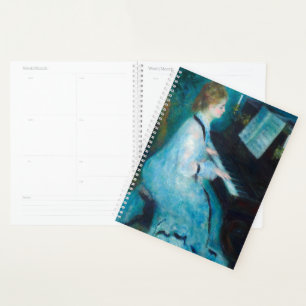 Renoir femme à l'impressionniste Vintage de piano