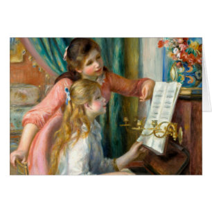 Renoir Girls au Piano impressionniste