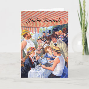 Renoir's Luncheon 2.0/ Invitation
