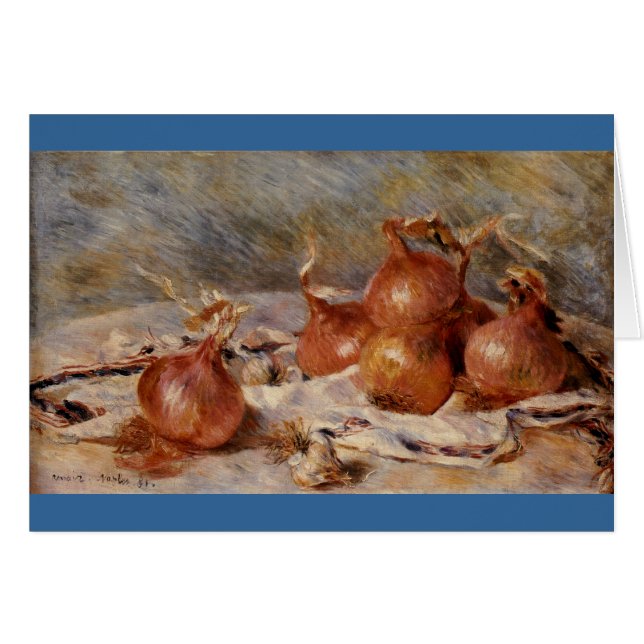 Renoir's Still Life with Onions (1881) (Devant horizontal)