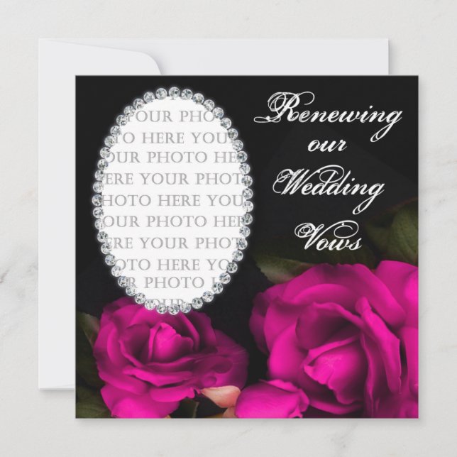 Renouvellement des avis de mariage - Invitation -  (Devant)