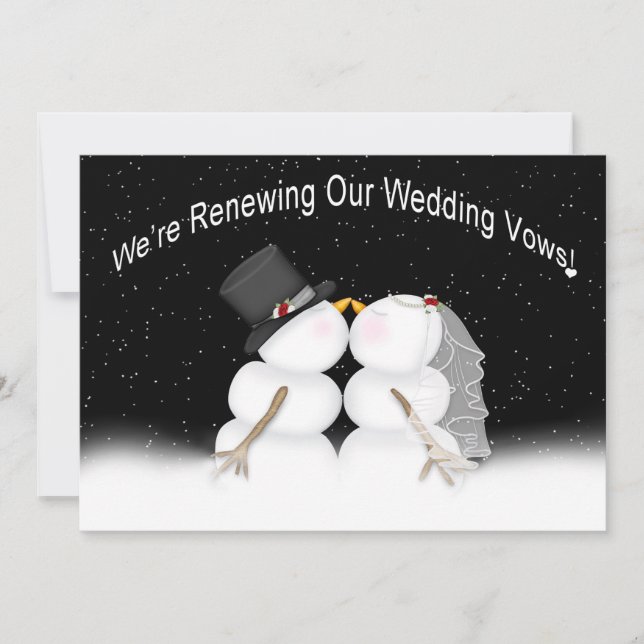 RENOUVELLEMENT DES VOIES MARIAGES - INVITATION - H (Devant)