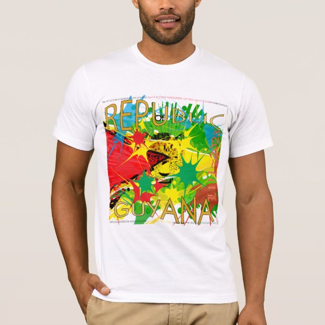 Rep Of GUYANA MASHRAMANI L111-2023 Jaguar T-Shirt (Devant)