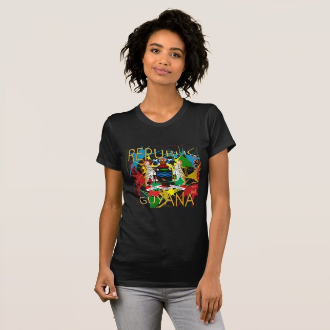 Rep Of GUYANA MASHRAMANI L111-2023 T-Shirt (Devant entier)