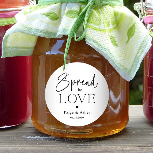 Répandez Les Stickers De Faveur Mariage Amoureuse