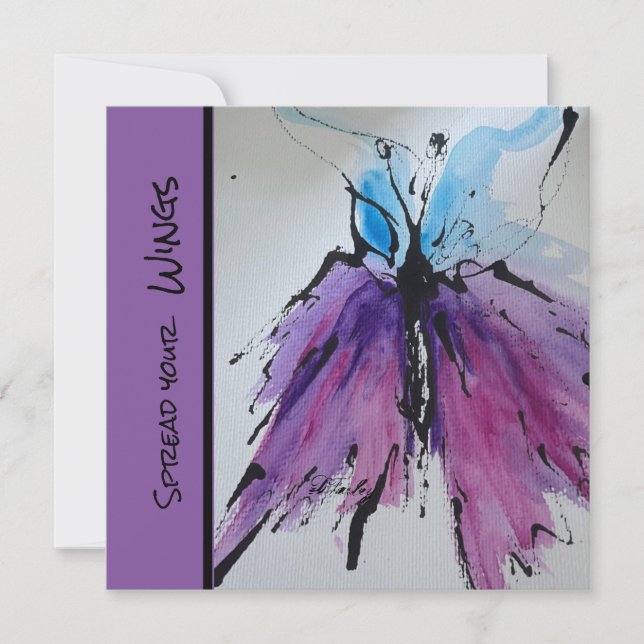Répandre votre Carte pour notes d'ailes (Devant)