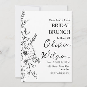 repas de midi avec la mariée invitations pour le b