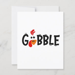 Repas de Thanksgiving drôle de dindon glougloutant