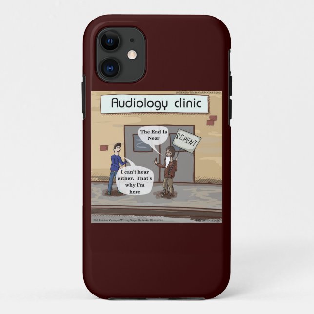 Repentir Pour Audiologie Funny iPhone 5/5S Coque (Dos)