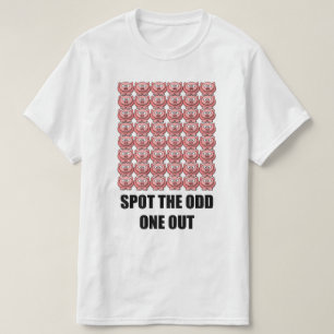 Repérez l'un T-shirt impair