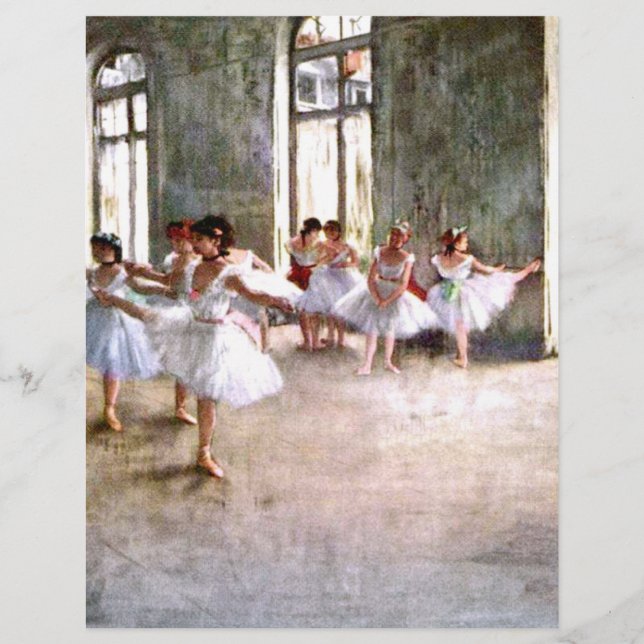 Répétition de ballet (Devant)