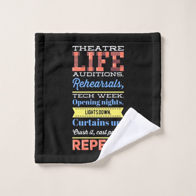 Répétition de la vie de théâtre (Gant de toilette)