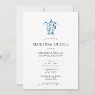 Répétition de l'aquarelle côtière Invitations