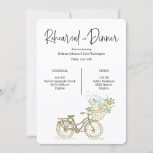 Répétition De Vélo Vintage Et Invitation Au Dîner