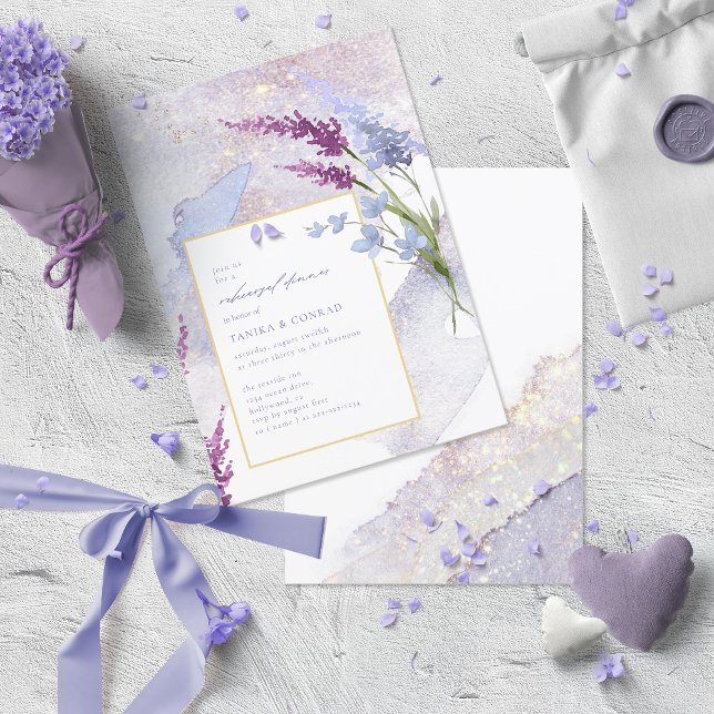 Répétition en aquarelle fleur sauvage Mariage Peri (Créateur téléchargé)