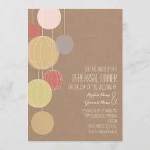 Répétition inspirée de carte de lanternes colorées