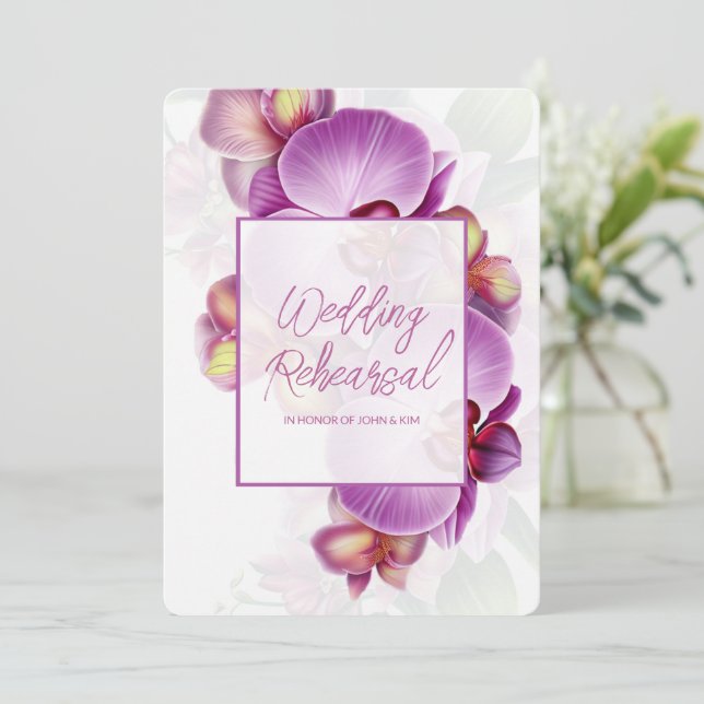 Répétition mariage et invitation à dîner Code QR (Debout devant)