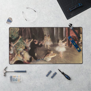 Répétition sur la scène par Edgar Degas