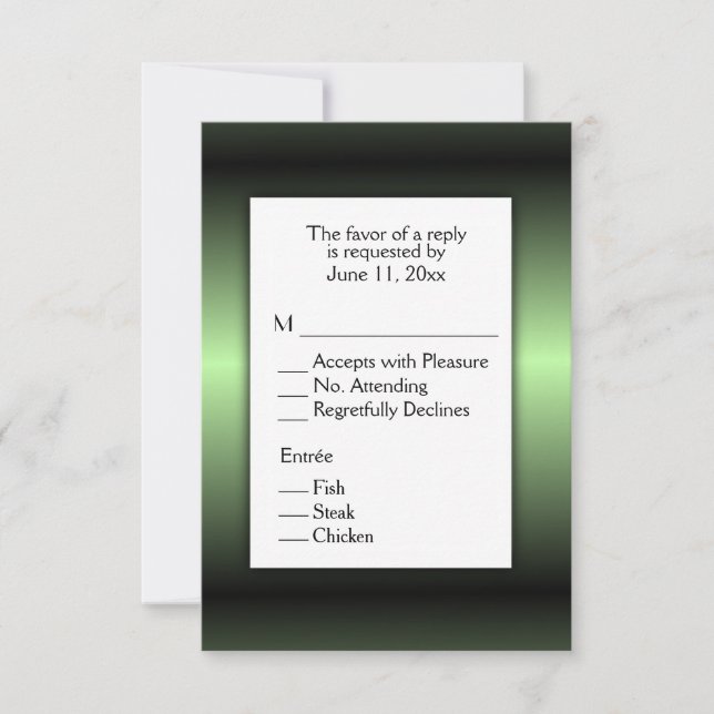 Répondre avec le menu Apple verte (Devant)