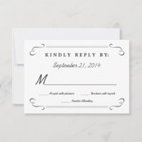 Répondre Monogramme Cœurs Tableau RSVP