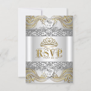 Réponse à la réponse RSVP Silver White Gold Quince