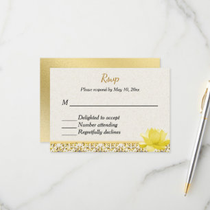 Réponse à une invitation de mariage hindou indien