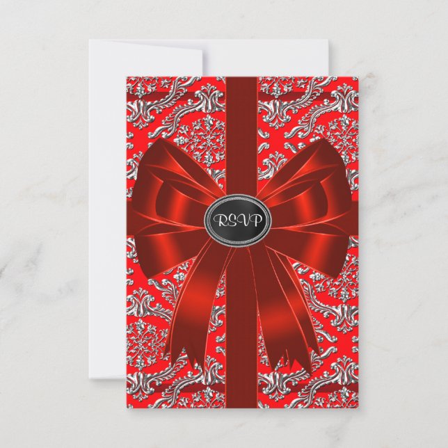 Réponse à une soirée de Noël d'entreprise en damas (Devant)