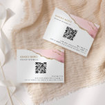 Réponse au code QR du Bat mitzvah de la frontière<br><div class="desc">Ce design chic présente une palette de teintes roses associées à des détails glacés qui apportent une touche de luxe à votre événement. Utilisez le générateur de code QR pour ajouter votre site Web facilement à cet article.</div>