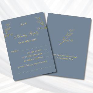 Réponse au mariage chrétien botanique Monogramme b