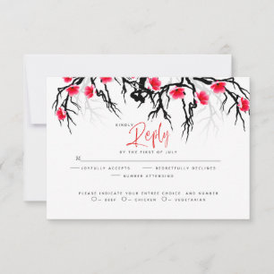 Réponse au mariage Fleur de branche de cerisier