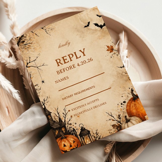 Réponse aux invités pour une automne effrayant ave (Créateur téléchargé)