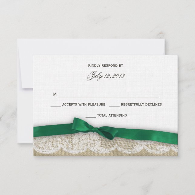 Réponse de la dentelle et de la corneille verte d' (Devant)