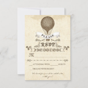 Réponse de mariage avec montgolfière romantique vi